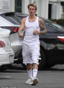 Justin Bieber and Selena Gomez work up a sweat at couple